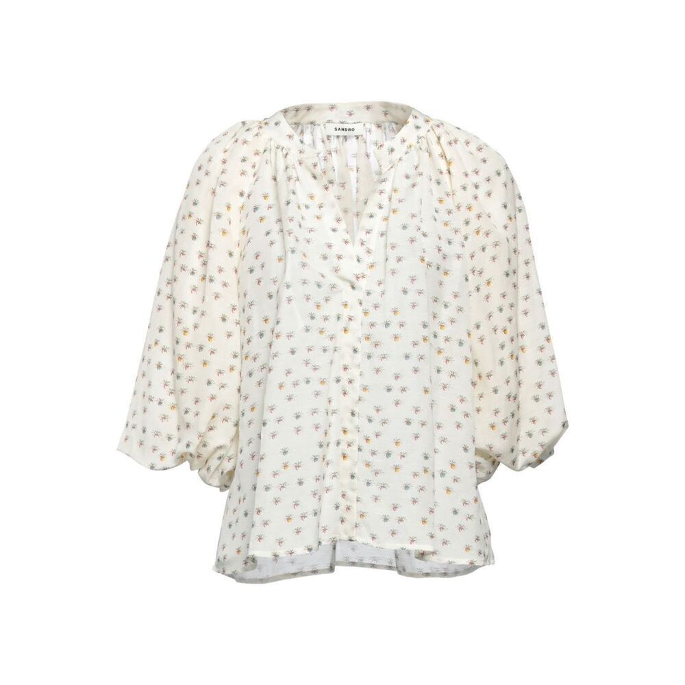 SANDRO Gathered Blouse Sz 4